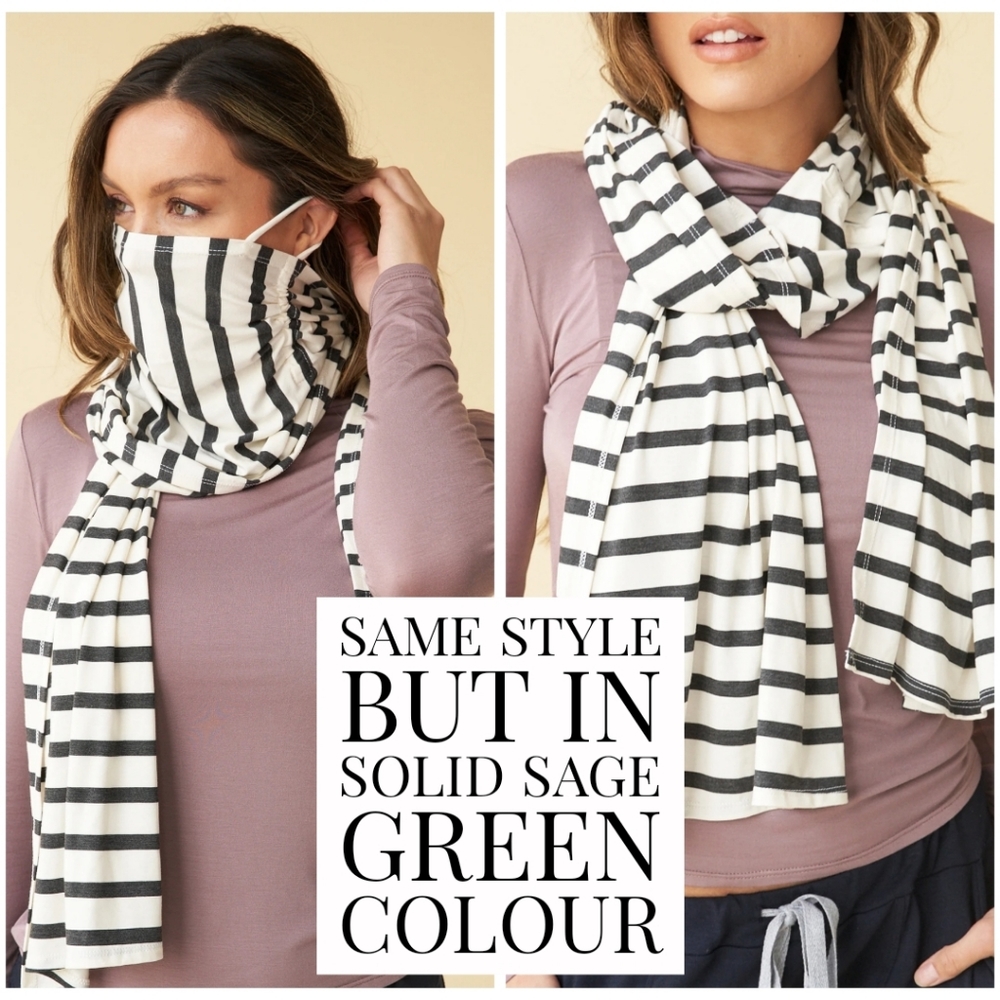 ✨3/$15 La Relaxed | Sage Green Oasis Scarf